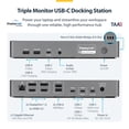 thumbnail image 2 of Estación de acoplamiento USB-C StarTech Triple 4K 60 Hz 140 W, 2 of 9
