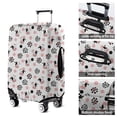 thumbnail image 5 of White Cow Dot Pattern Luggage Cover Fashion Suitcase Cover Baggage Covers Fit 25-28 Inch Luggage (Go Travel), 5 of 5