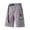 (Casual 110)Purple, variant on Big Tall Shorts for Men Plus Size Bottoms Casual Fashion Summer Solid Color Multi Zipper Pocket Elastic Waist Oversize Loose Short Pants