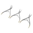 thumbnail image 4 of 3pcs Residual Root Forceps Set Stainless Steel Dental Root Fragments Extraction Pliers for Dentist, 4 of 8