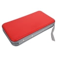 thumbnail image 3 of HONMEET Red Polyester CD Storage Case Large Capacity Disc Organizer 1Pack, 3 of 8