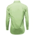 thumbnail image 3 of Men's Classic Fit Long Sleeve Wrinkle Resistant Button Down Premium Dress Shirt (Mint, 4XL), 3 of 4