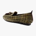 thumbnail image 3 of Naturalizer Betsy Women's Loafers & Slip-Ons Olive Houdstooth Suede Size 6.5 W, 3 of 8