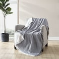 thumbnail image 4 of Brielle Home Denver Reversible Cotton Gauze Throw Blanket, 4 of 4