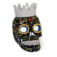thumbnail image 2 of Boston International KAC17675 Day Of Dead Crown Skull Led, 2 of 2