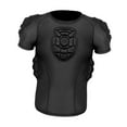 thumbnail image 5 of Dualoai Men Padded Proctective Shirt Breathable for Tennis Outdoor Activities Soccer S, 5 of 9