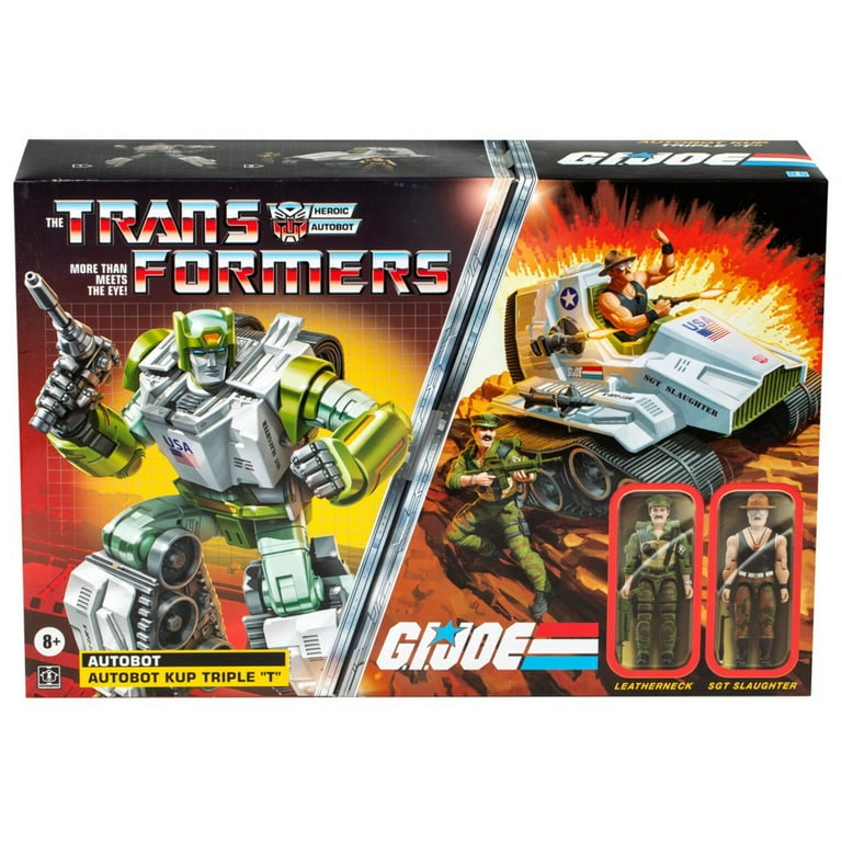 トランスフォーマー　GIジョー特種部隊コラボ3T戦車カップ G.I. Joe x Transformers Autobot Kup Triple T Tank & SGT Slaughter