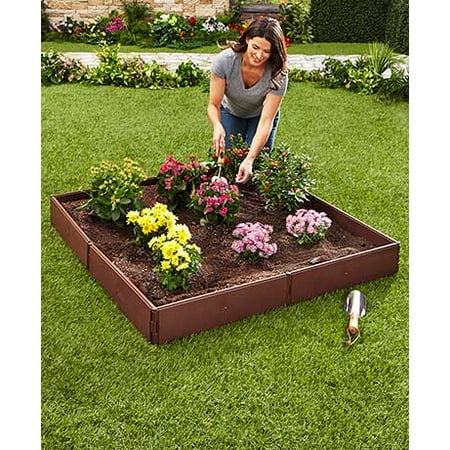 Raised Garden Bed Set Flower Vegetables Seeds Planter Kit Elevated Square