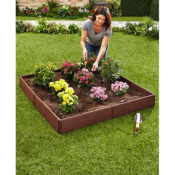 Raised Garden Bed Set Flower Vegetables, Seed Planters For Gardens