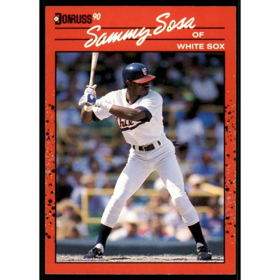Sammy Sosa Rookie Card 1990 Donruss #489