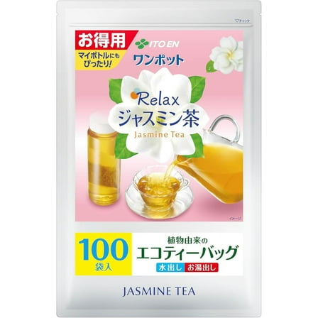 ITOEN ONE POT Relax Jasmine Tea 3.0g x 100 Teabags Made in Japan