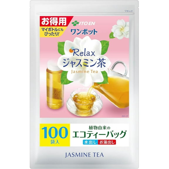 ITOEN ONE POT Relax Jasmine Tea 3.0g x 100 Teabags Made in Japan