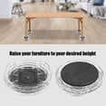 thumbnail image 3 of Ccdes Table Risers,8pcs/set Plastic Multi-slot Furniture Leg Risers Non-slip Bed Riser for Table Desk Sofa Chairs,Bed Riser, 3 of 5