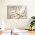 thumbnail image 3 of Elephant Stock Transparent Beauty Wall Art - Horizontal Canvas Wall Art - Living Room Wall Decor - Floral And Botanical Canvas - Brown And Gold Decor By Eva Watts - 12" x 8", 3 of 8