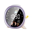 thumbnail image 1 of fastboy Digital Table Clock Accurate Timekeeping And Dual Intelligent Chips Intelligent Announcement Silent purples, 1 of 6