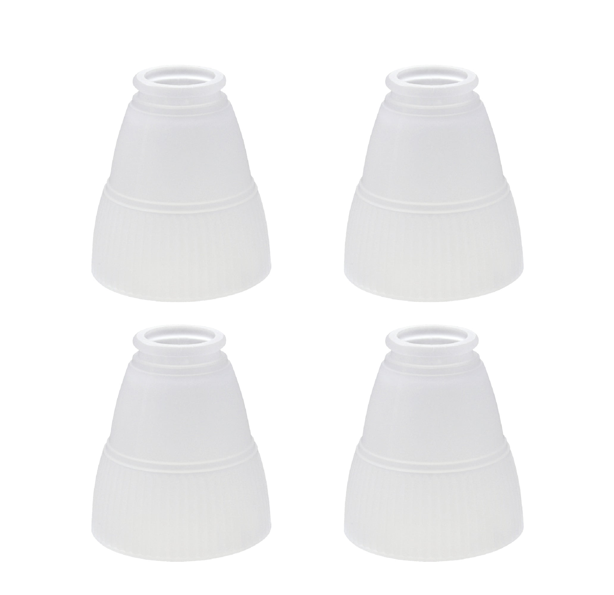 Aspen Creative 230434 Transitional Style Bell Shaped Frosted Replacement Glass Shade