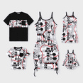 thumbnail image 1 of Disney Disney Mickey et Ses Amis Assortis pour la Famille Robe/t-Shirt/combinaison Décontractés à Motif Graffiti, 1 of 9