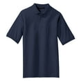 thumbnail image 5 of Mens Silk Touch Polyester/Cotton Polo with Pocket Navy Small, 5 of 6