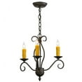thumbnail image 6 of Meyda Tiffany 115226 Sienna 3 Light 18" Wide Taper Candle Style Chandelier - Gilded, 6 of 7