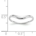 thumbnail image 4 of 14k White Gold Swirl Ring Size 6.5, 4 of 5