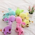 thumbnail image 3 of Flmtop Stuffed Toy Skin-friendly Soild Color Cartoon Animal Giraffe Shape Stuffed Animal Plush Toy for Kid, 3 of 8