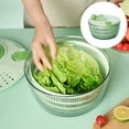 thumbnail image 2 of Large Capacity Kitchen Drain Rack Tool for Washing and Drying Vegetables Fruits Lettuce Bowl with 5 in 1 Multifunction, 2 of 3
