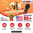 thumbnail image 2 of 5Core XLR Microphone Dynamic Mic Karaoke Singing Studio Mics Handheld Microfono, 2 of 10