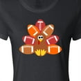 thumbnail image 4 of Inktastic Thanksgiving Cute Football Turkey Women's T-Shirt, 4 of 5