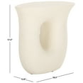 thumbnail image 4 of Safavieh Irelyn Modern Magnesium Oxide Oval End Table, White, 4 of 10