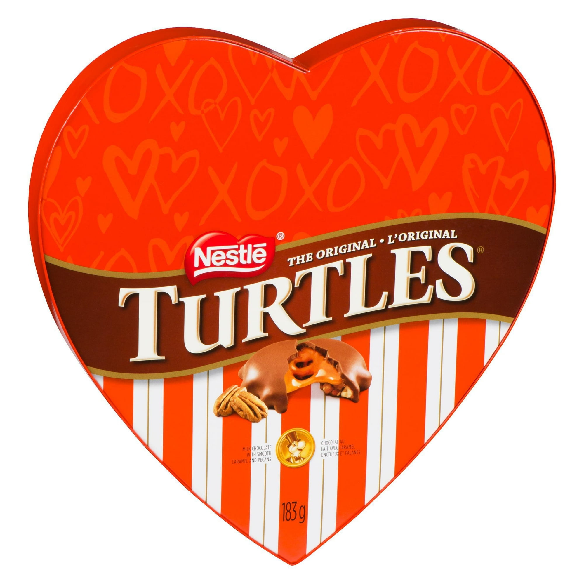 Boîte Saint-Valentin en forme de coeur NESTLÉ TURTLES classique