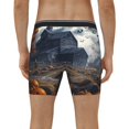 thumbnail image 2 of Men's Boxer Briefs, Halloween Farm Pumpkin Ghost C Soft and Breathable Mens Underwear Boxer Briefs With Widen Waist, 2 of 5