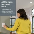 thumbnail image 7 of Legrand Rhl153p Radiant 15 Ampere Cfl, Incandescent, Led Dimmer - Black, 7 of 7