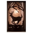 thumbnail image 3 of Meyda Tiffany 197062 Deer At Lake 2 Light 20" Tall Wall Sconce - Rust, 3 of 3