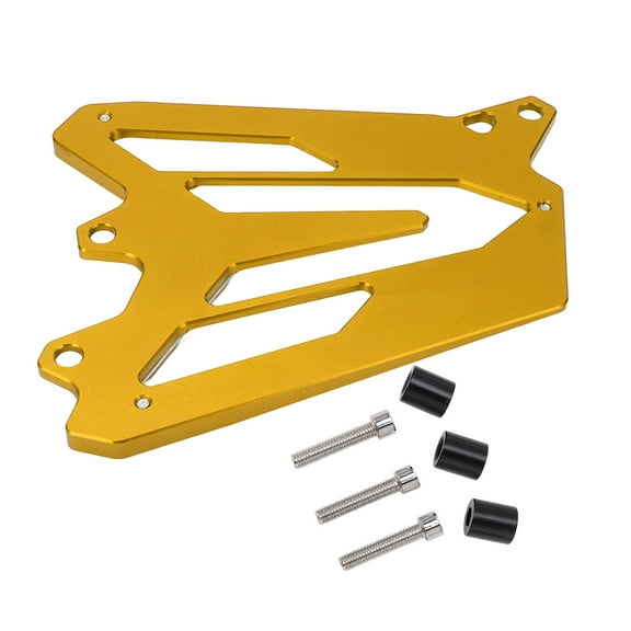 Front Sprocket Cover CNC Aluminum Alloy Engine Chain Guard Replacement for MT‑07 FZ‑07 XSR700