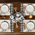 thumbnail image 4 of Smile Maple Leaves Fall Placemats Set of 4 for Table Runner, Seasonal Kitchen Dining Table Decoration for Indoor Party 12x18 Inch, 4 of 6