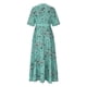 thumbnail image 5 of Delliss Vestidos elegantes de verano para mujer Vestidos hasta el tobillo para mujer Vestidos de moda con manga en el codo Vestidos largos con estampado de dama con manga Rosa fuerte M,Green,S, 5 of 6