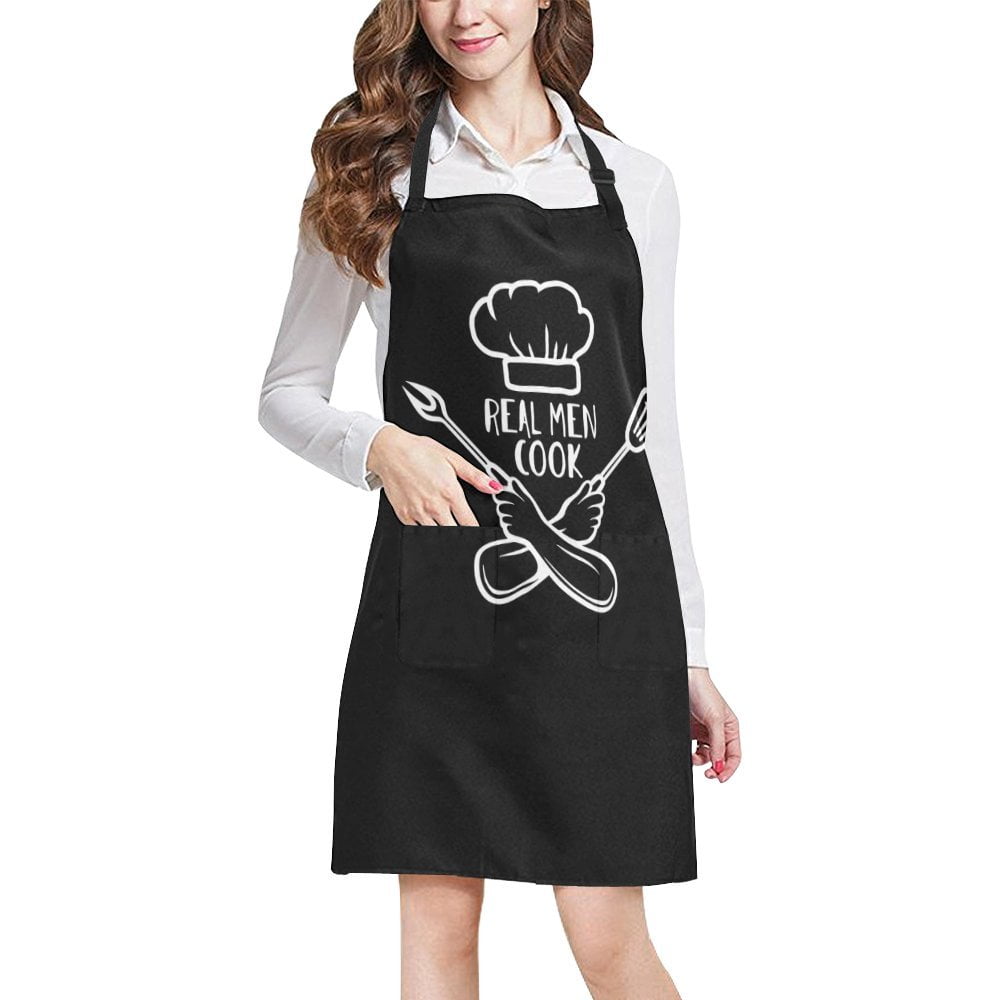 Cycling Apron Funny Novelty Kitchen Cooking Real Men Cycle 