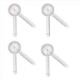 thumbnail image 1 of 4X GonióMetro de 12 Pulgadas, Regla de ÁNgulo OrtopéDico Transparente GonióMetro de PláStico GonióMetro Espinal de 360 Grados para Medir el Cuerpo, 1 of 7