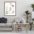 thumbnail image 3 of Stupell Industries Bohemian Labeled Flower Varieties Brown Floating Frame Canvas Art, 25 x 31, by Lucille Price, 3 of 8