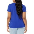 thumbnail image 2 of Camiseta Hanes X-Temp con cuello en V Deep Royal XL, 2 of 6