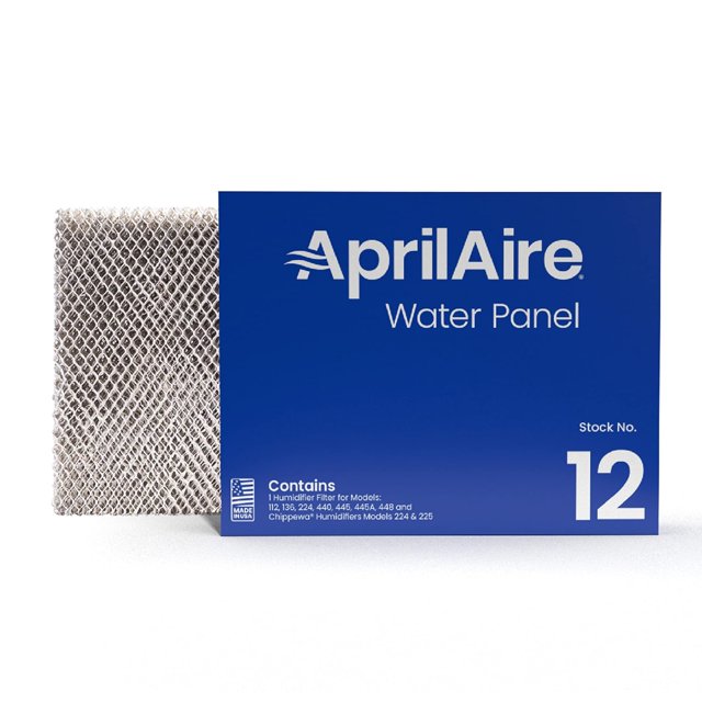 12 Water Panel Humidifier Filter Replacement for Whole-House Humidifier Models 112, 224, 225, 440, 445, 445A, 448 (Pack of 1)