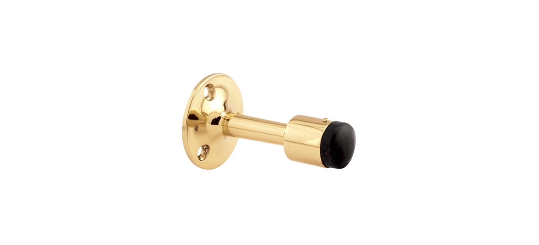CRL J4596 Brass Wall Mounted Heavy-Duty Door Base Stop