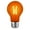 Orange, variant on Luxrite A19 Edison LED Light Bulb, 4.5W=60W Colored Glass Filament, UL Listed, E26 Base, Indoor Outdoor Red