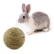 Rabbit Small Pet Chew Toy Clean Teeth Natural Grass Ball Small Pet Perfect Molar Tool