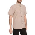 thumbnail image 2 of Camisa Hombre De Lino Casual Manga Corta Slim Fit, 2 of 5
