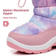 thumbnail image 5 of Apakowa Kids Boys Girls Snow Boots Side Zipper Water Resistant Warm Winter Boots (Toddler/Little Kid), 5 of 8