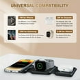 thumbnail image 6 of Magnetic Wireless Charger 3 in 1 Charging Station for Apple Devices iPhone 15 14 13 12 Pro Max Charging Pad for AirPods 3/2/Pro Apple Watch 9/8/7/6/SE/5/4 Samsung Galaxy S20 To S23 Series, 6 of 9