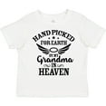 thumbnail image 3 of Inktastic Handpicked for Earth by My Grandma in Heaven Angel Wings Boys or Girls Toddler T-Shirt, 3 of 5
