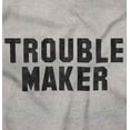 thumbnail image 2 of Trouble Maker Rebel College Party Men's Graphic T Shirt Tees Brisco Brands L, 2 of 4