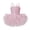 Pink, variant on Girls' Dress Solid Color Suspender Sleeveless Jumpsuit Mesh Dance Practice Outfit Dress Pink 2-3Years